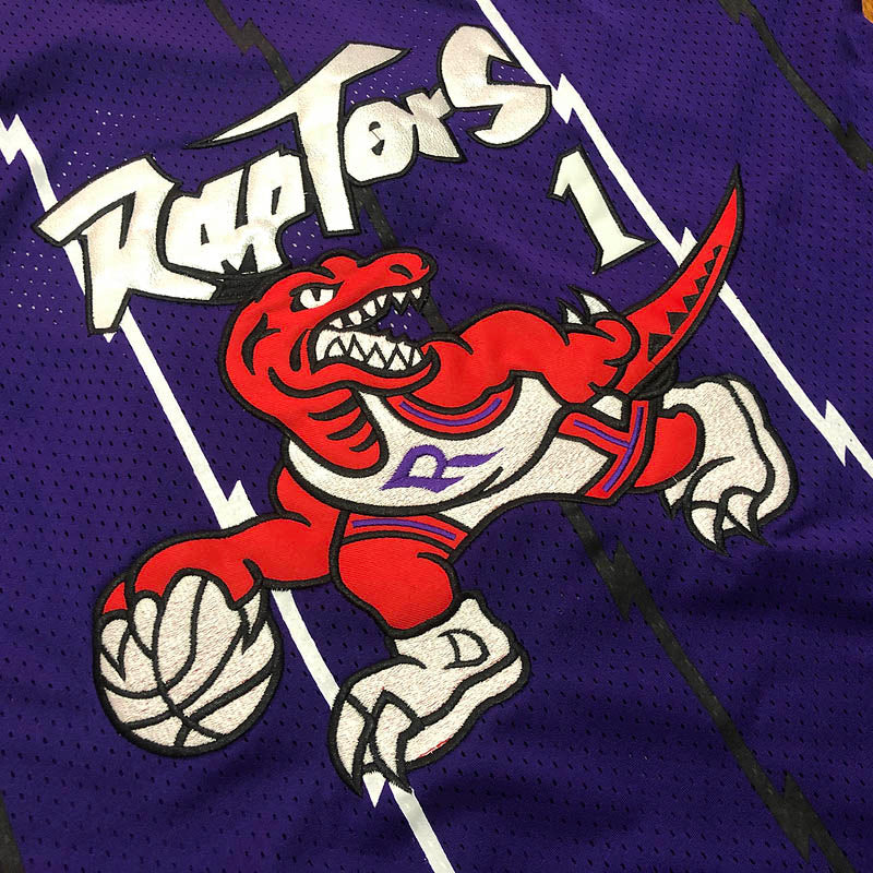 Regata Raptors Retrô Mitchell & Ness Authentic 1998/1999 McGrady Roxa