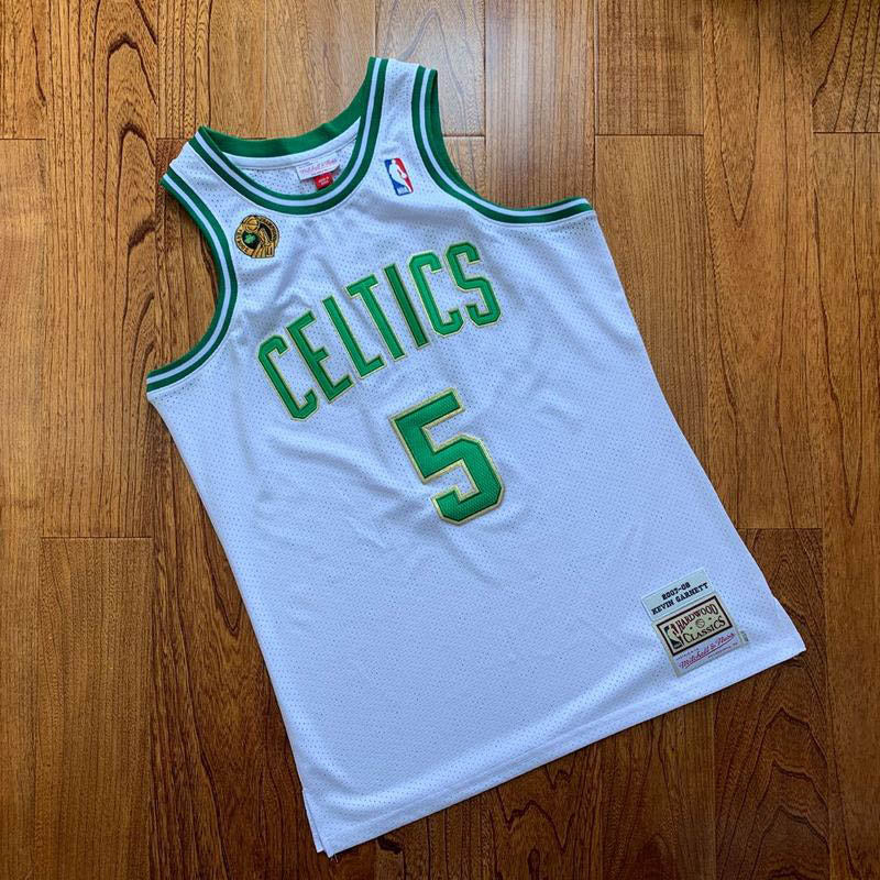Regata Boston Celtics Retrô Mitchell & Ness Authentic 07/08 Kevin Garnett Branca