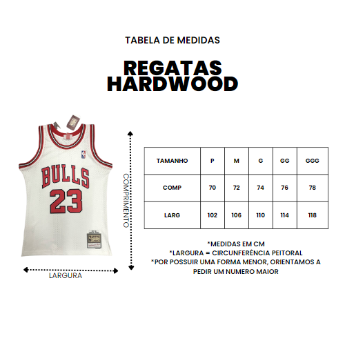 Regata Chicago Bulls - Jordan Classic 23 - Hardwood - Loja MVP | A Loja Predileta dos Fanáticos